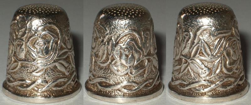 UK Emblems: English Roses Thimble, 1978