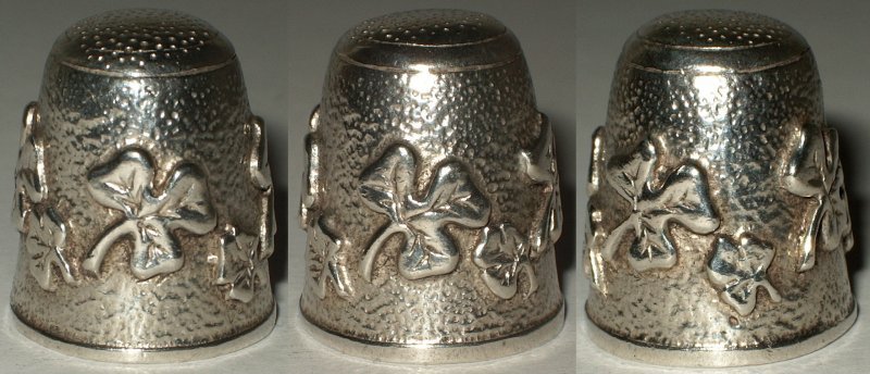 UK Emblems: Northern Ireland Shamrocks Thimble, 1978