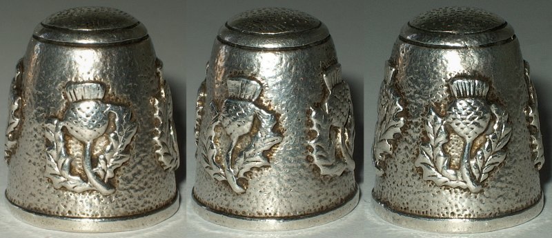 UK Emblems: Scottish Thistles Thimble, 1978